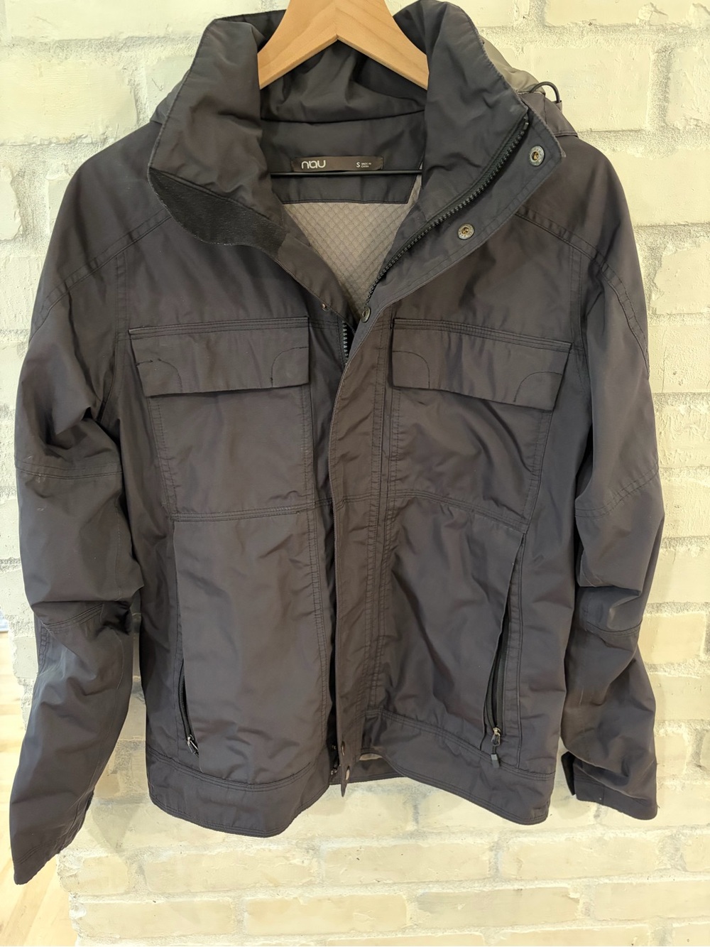 Nau Men's Dark Charcoal Field Jacket (B1)